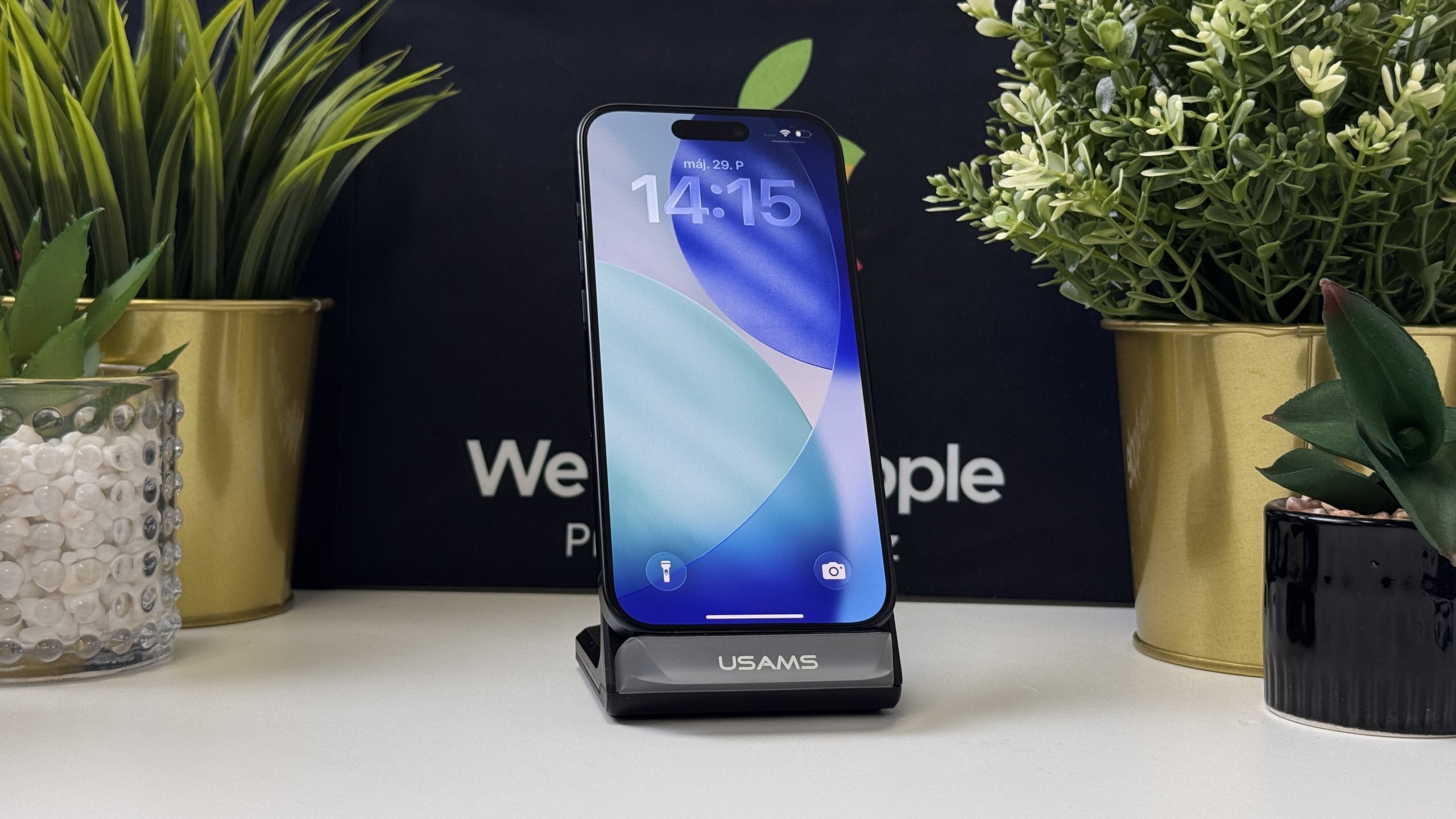 iPhone 15 Pro 256GB, Kék Titán, Független, Számla, 1 Év Garancia, 100%