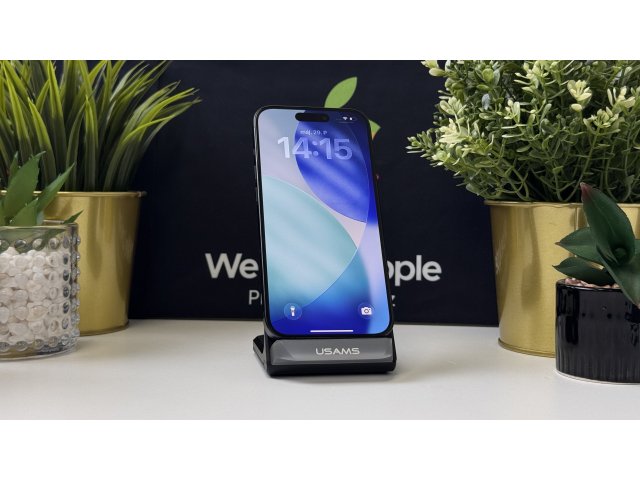 iPhone 15 Pro 256GB, Kék Titán, Független, Számla, 1 Év Garancia, 100%