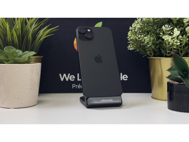 iPhone 15 Plus 128GB, Fekete, Független, Számla, 1 Év Garancia, 100%