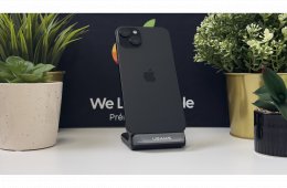 iPhone 15 Plus 128GB, Fekete, Független, Számla, 1 Év Garancia, 100%