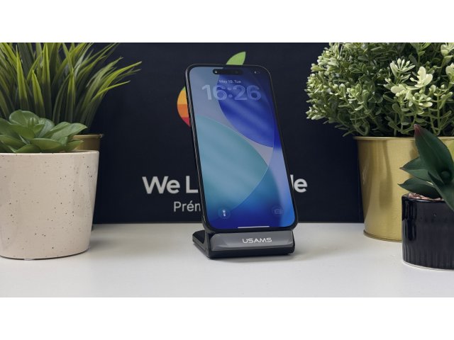iPhone 15 Plus 128GB, Fekete, Független, Számla, 1 Év Garancia, 100%