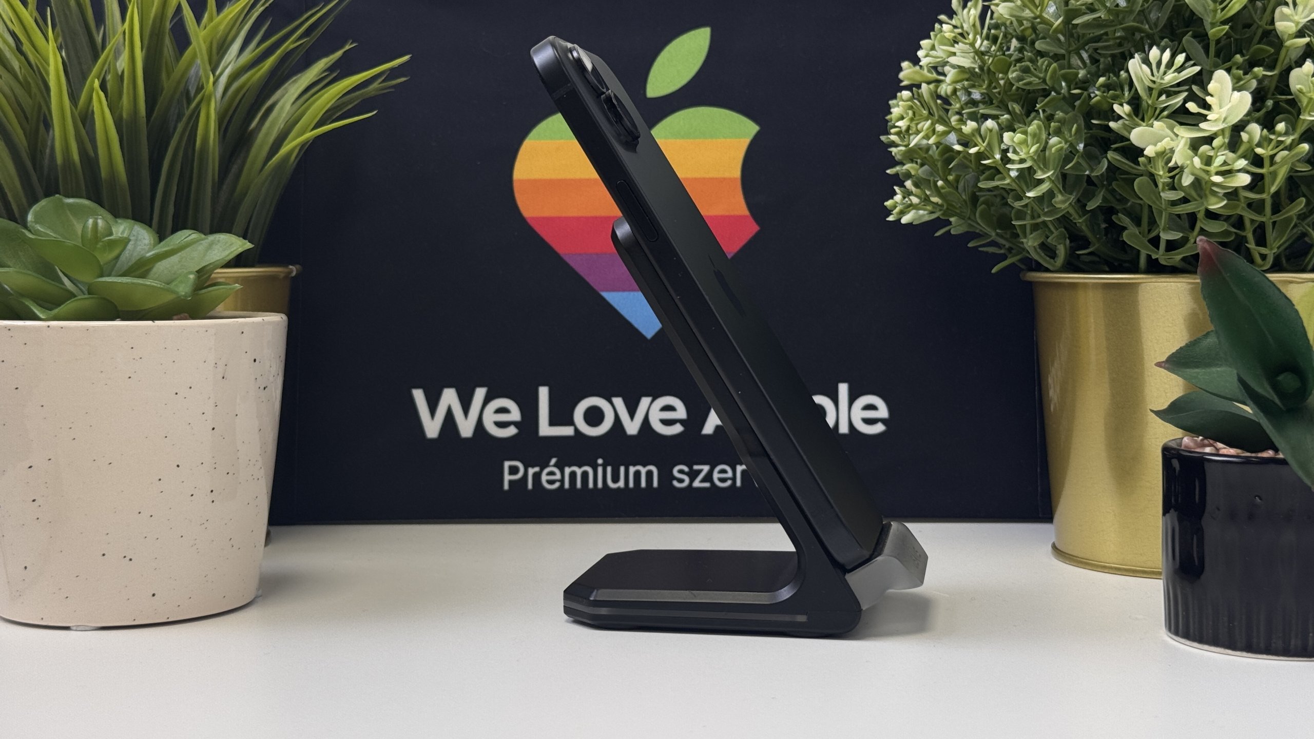 iPhone 15 Plus 128GB, Fekete, Független, Számla, 1 Év Garancia, 100%