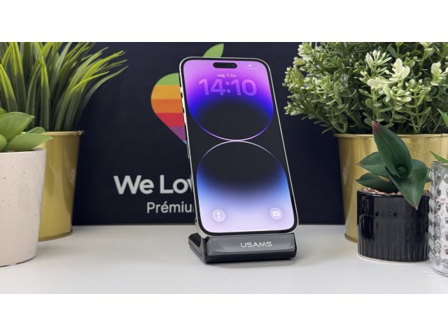 iPhone 14 Pro Max 256GB, Ezüst, Független, Számla, 1 Év Garancia, 84%