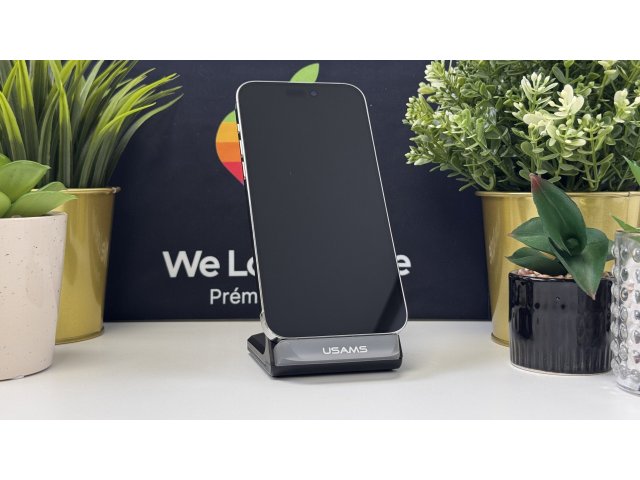 iPhone 14 Pro Max 128GB, Ezüst, Független, Számla, 1 Év Garancia, 89%