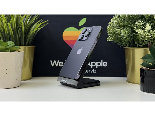 iPhone 14 Pro 128GB, Mélylila, Független, Számla, 1 Év Garancia, 100%