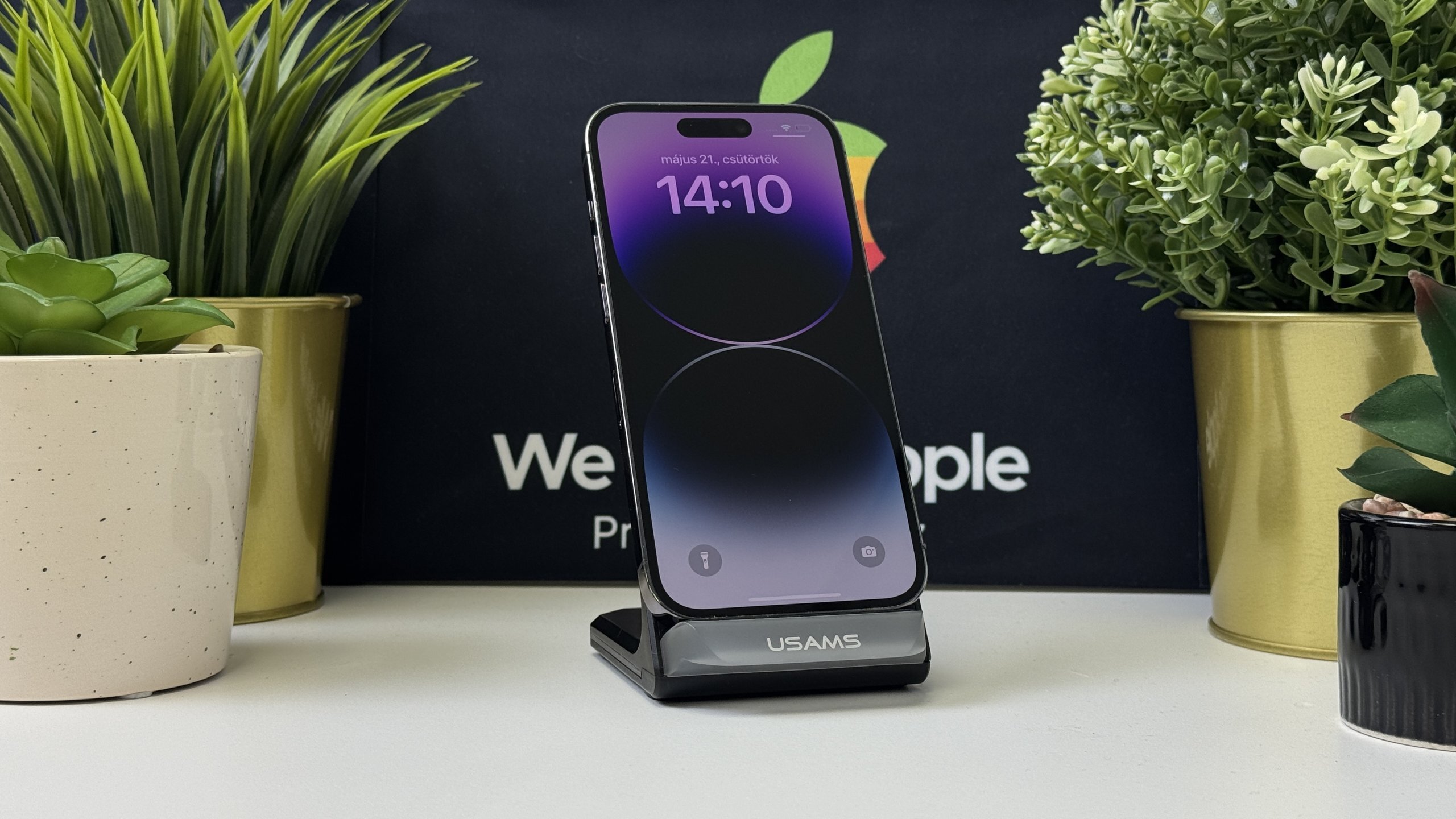 iPhone 14 Pro 128GB, Mélylila, Független, Számla, 1 Év Garancia, 100%