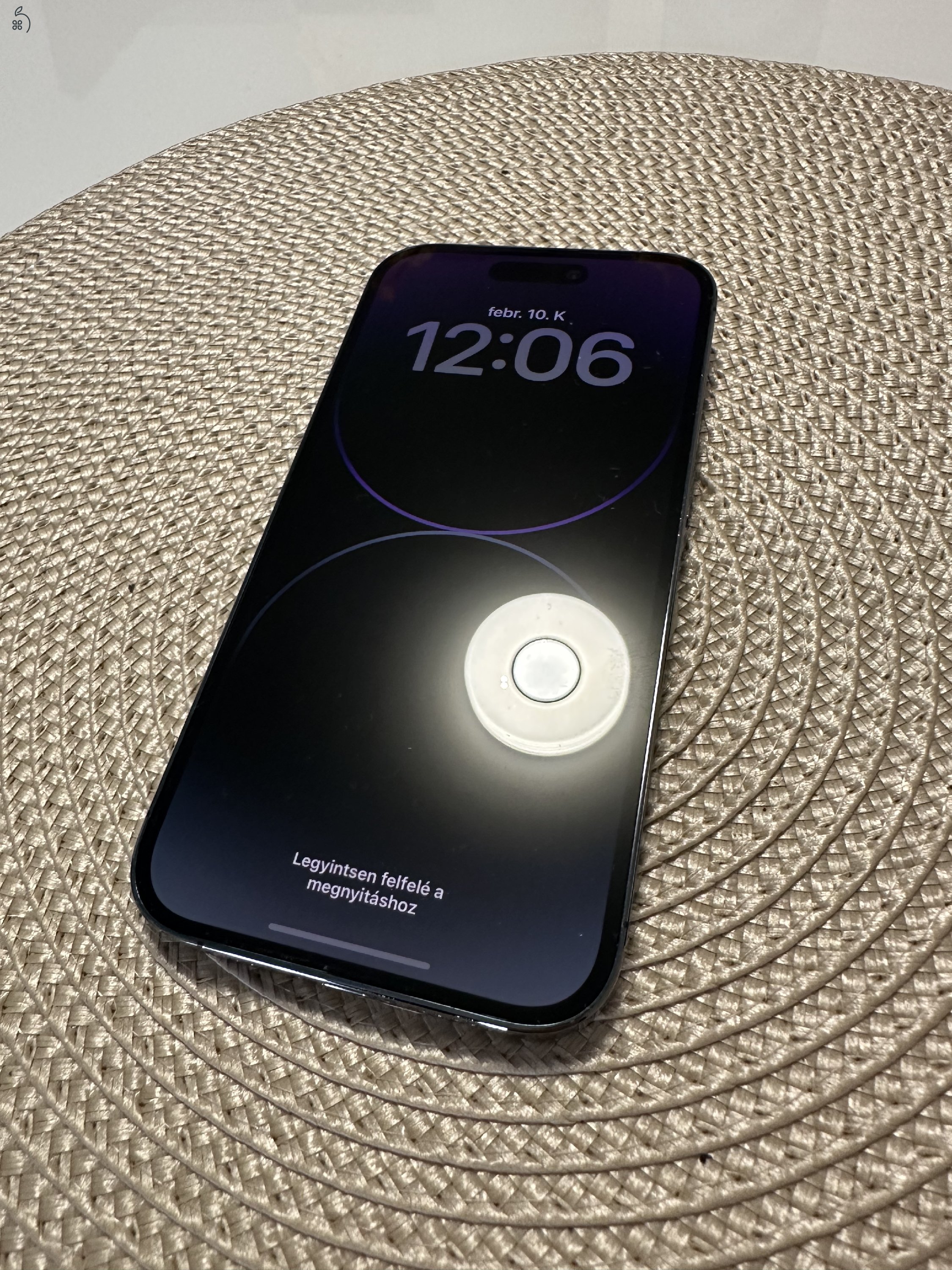 Apple iPhone 14 Pro 256Gb Lila független Új Akku!!!