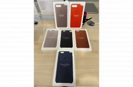 Apple iPhone Gyári bőr és szilikon tokok vegyes színekben