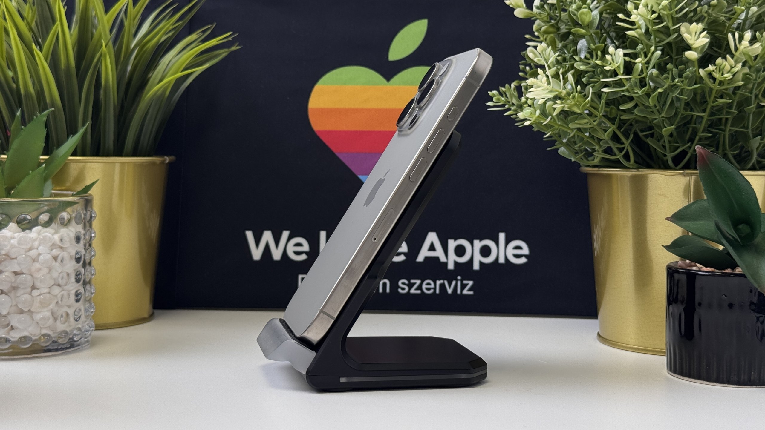 iPhone 15 Pro 512GB, Natúr Titán, Független, Számla, 1 Év Garancia, 100%