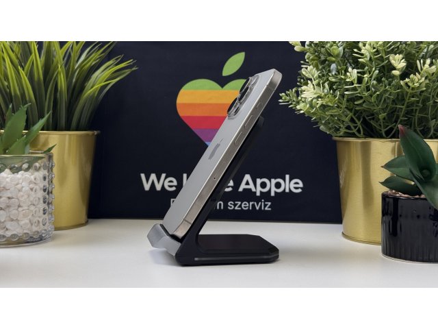 iPhone 15 Pro 512GB, Natúr Titán, Független, Számla, 1 Év Garancia, 100%