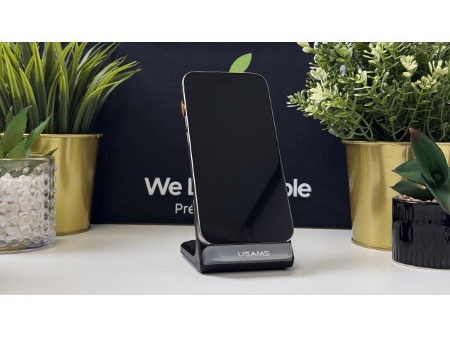 iPhone 15 Pro 256GB, Fekete Titán, Független, Számla, 1 Év Garancia, 100%