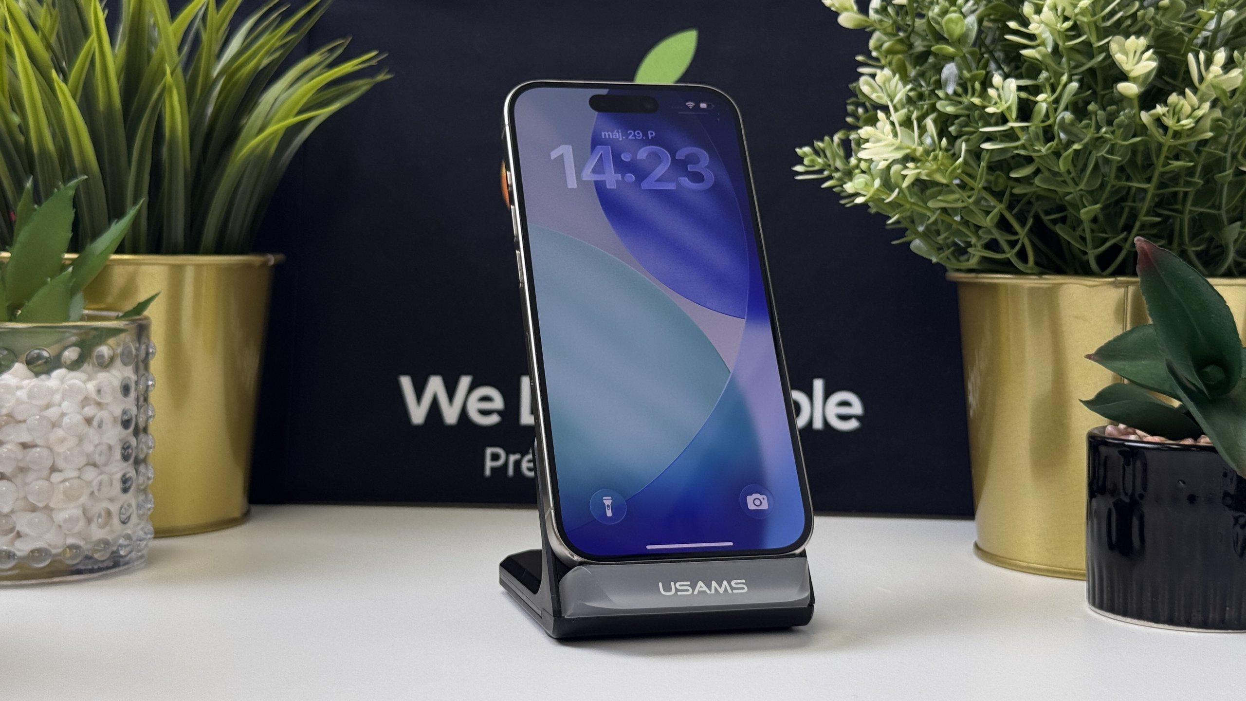 iPhone 15 Pro 256GB, Fekete Titán, Független, Számla, 1 Év Garancia, 100%