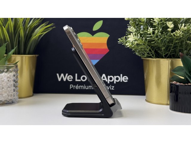 iPhone 15 Pro 256GB, Fekete Titán, Független, Számla, 1 Év Garancia, 100%