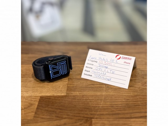 Apple Watch SE - 2nd gen. - 40 mm - GPS+LTE - Fekete (33.)