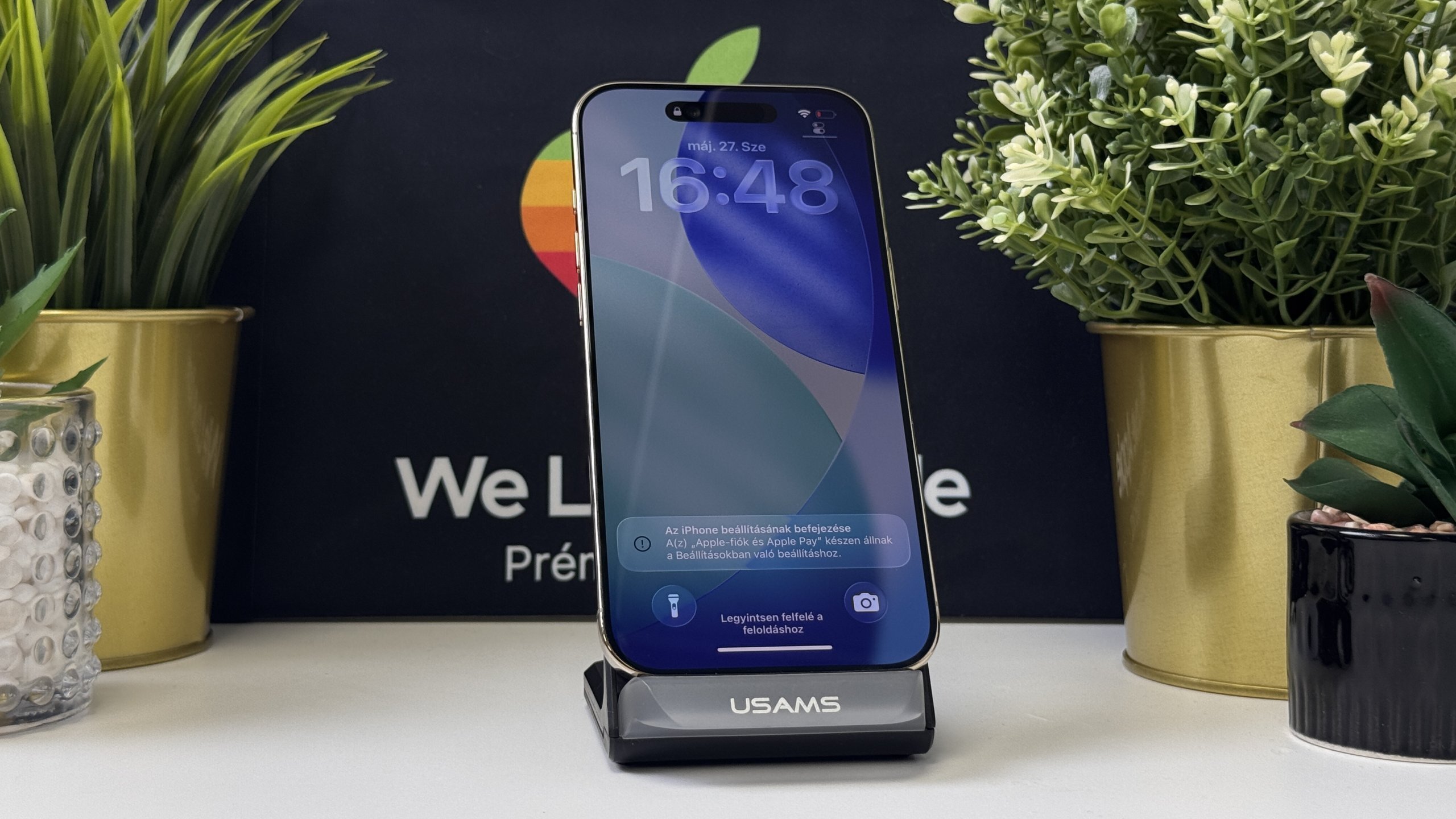 iPhone Air 256GB, Arany, Független, Számla, 1 Év Garancia, 100%
