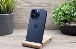 iPhone 15 Pro Blue titanium 256GB 2 ÉV Garanciával 90%