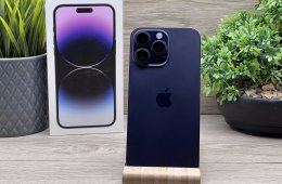 iPhone 14 Pro Max Deep Purple 128GB 2 ÉV Garanciával 91%