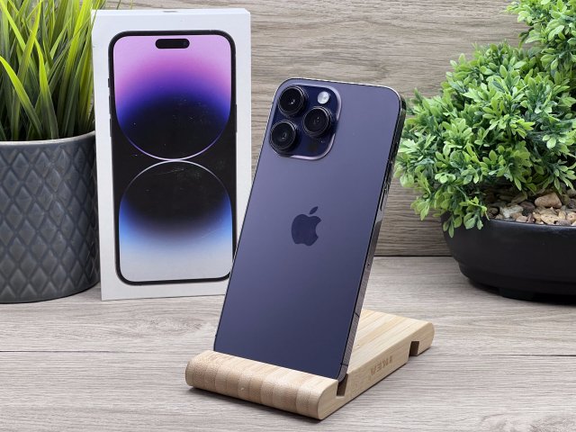iPhone 14 Pro Max Deep Purple 128GB 2 ÉV Garanciával 91%