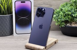 iPhone 14 Pro Max Deep Purple 128GB 2 ÉV Garanciával 91%