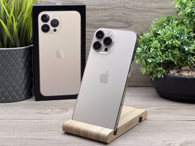 Hibátlan iPhone 13 Pro Max Gold 256GB 2 ÉV Garanciával 91%