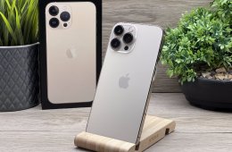 Hibátlan iPhone 13 Pro Max Gold 256GB 2 ÉV Garanciával 91%