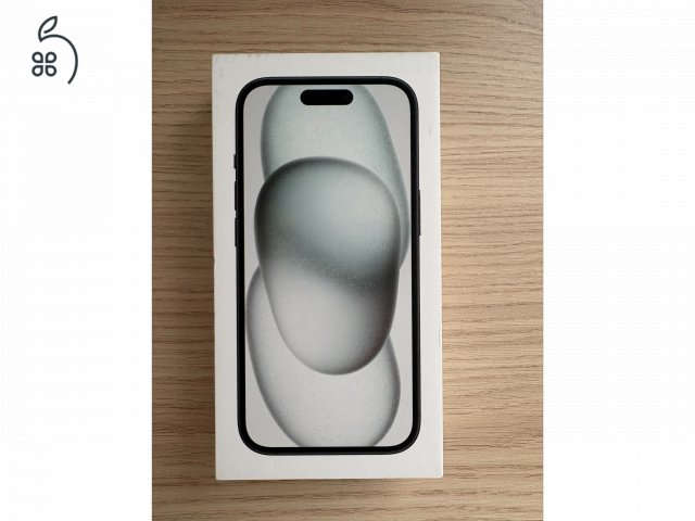 iPhone 15 128GB Black új, hibátlan