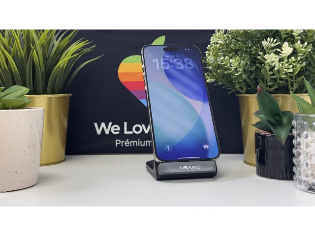 iPhone 15 Pro Max 256GB, Natúr Titán, Független, Számla, 1 Év Garancia, 100%