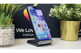 iPhone 16 Pro 256GB, Fekete Titán, Független, Számla, 1 Év Garancia, 98%