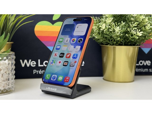 iPhone 17 Pro 256GB, Kozmosznarancs, Független, Számla, 1 Év Garancia, 100%