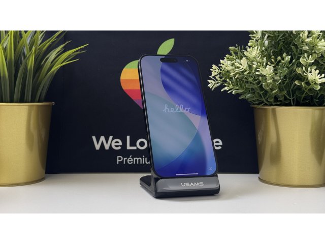 iPhone 16 Pro 256GB, Fekete Titán, Független, Számla, 1 Év Garancia, 92%