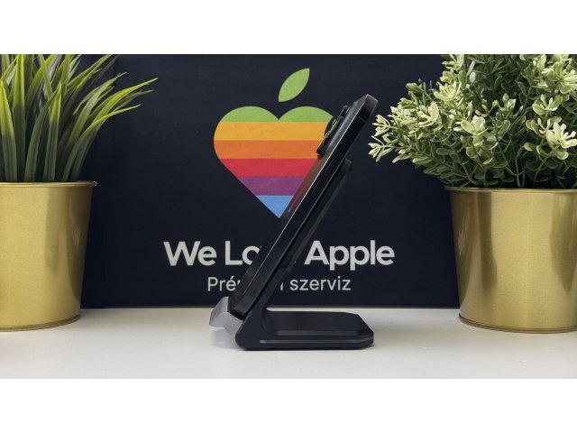 iPhone 16 Pro 256GB, Fekete Titán, Független, Számla, 1 Év Garancia, 92%
