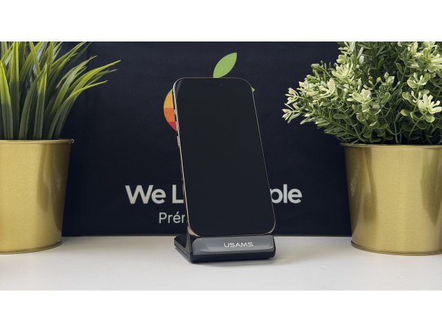 iPhone 16 Pro 256GB, Sivatagszínű Titán, Független, Számla, 1 Év Garancia, 90%