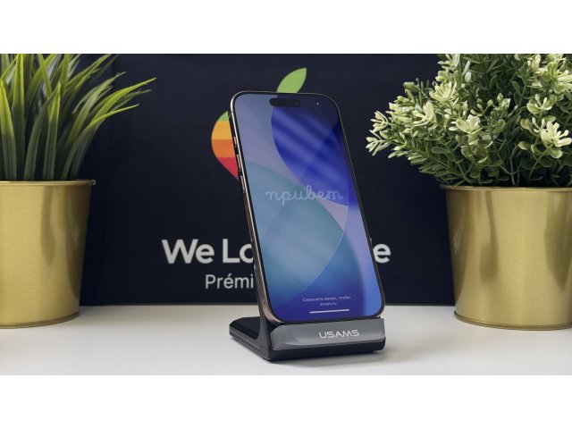 iPhone 16 Pro 128GB, Sivatagszínű Titán, Független, Számla, 1 Év Garancia, 98%
