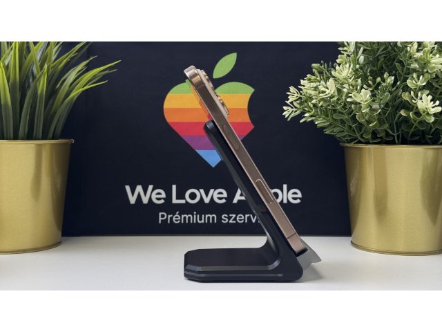 iPhone 16 Pro 128GB, Sivatagszínű Titán, Független, Számla, 1 Év Garancia, 98%