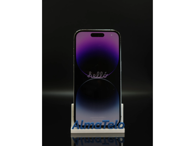Apple iPhone 14 Pro 256 GB Deep Purple 100% akku - 12 HÓ GARANCIA