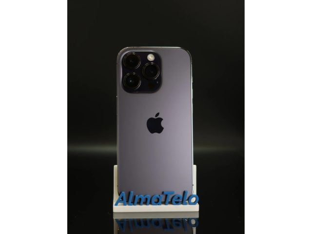 Apple iPhone 14 Pro 128 GB Deep Purple 100% akku - 12 HÓ GARANCIA
