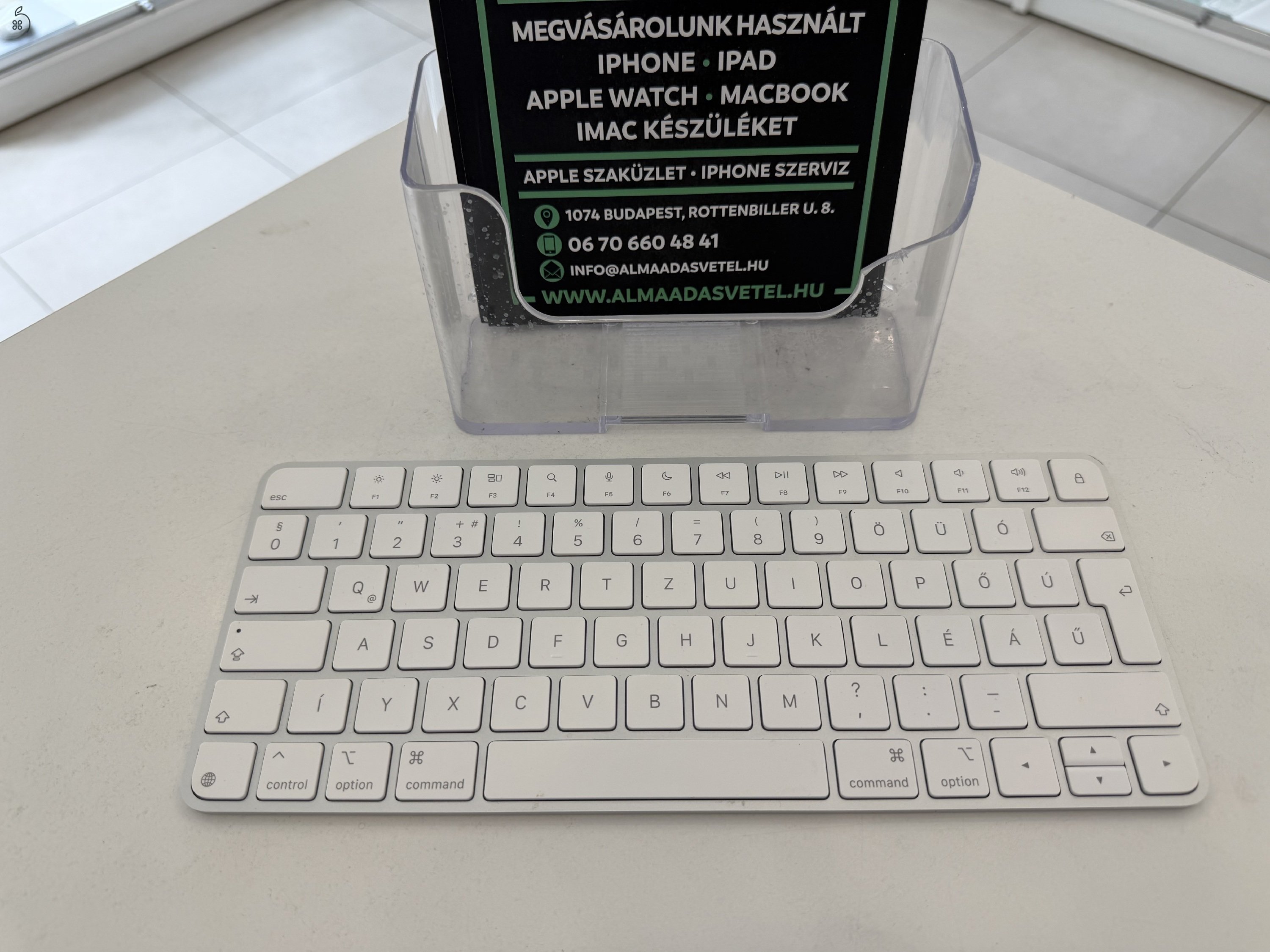Magic Keyboard A3203 (2024) USB C/Újszerű/1 hónap garancia/