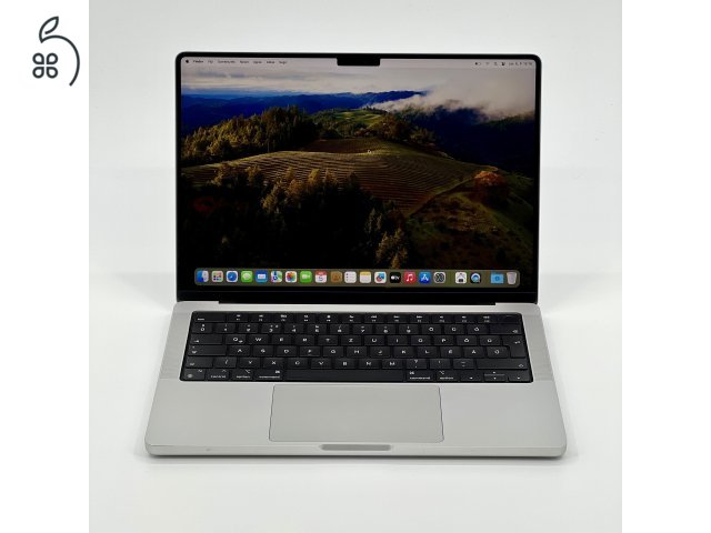 MacBook Pro 14″ 2021, M1 Max , 64 GB RAM, 10 core CPU, 24 core GPU, 512GB SSD 27% Áfás. (0505AB)
