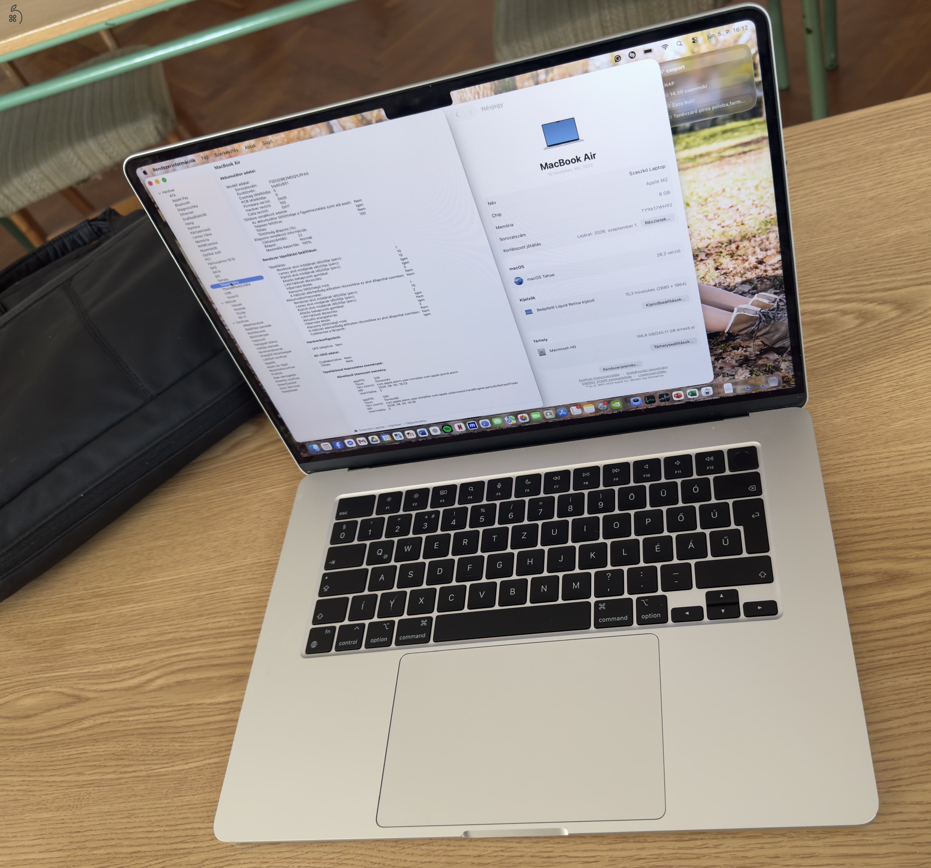 Eladó Apple MacBook Air 15” M2 (2023) – Garanciás, újszerű állapot