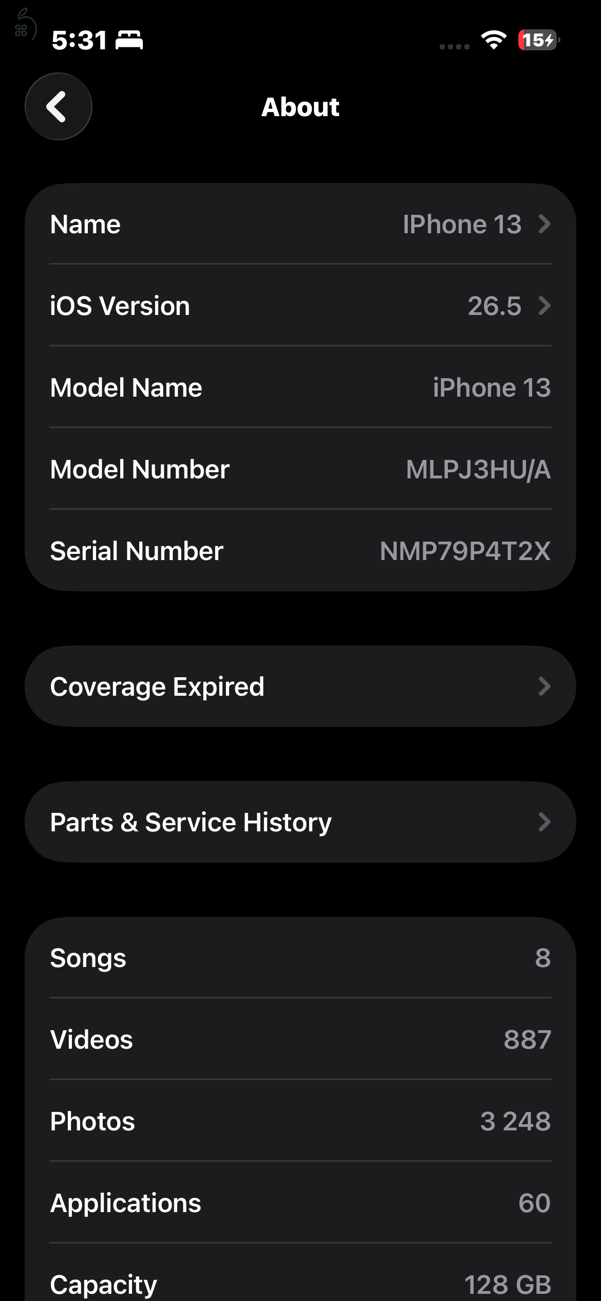 Eladó iphone 13 (product red, 128gb, 78% akku)
