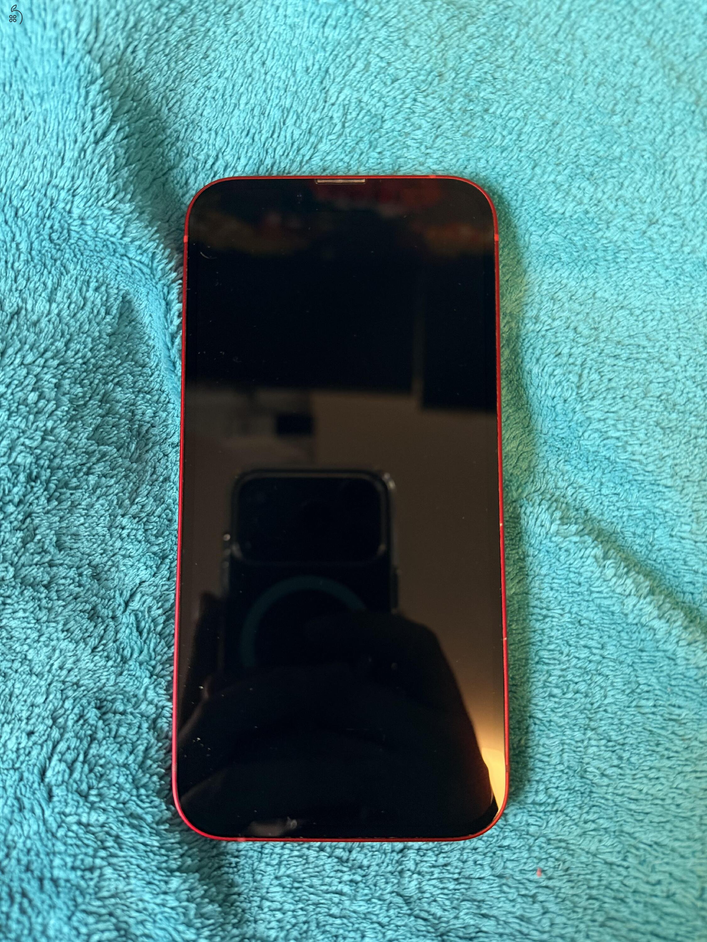 Eladó iphone 13 (product red, 128gb, 78% akku)