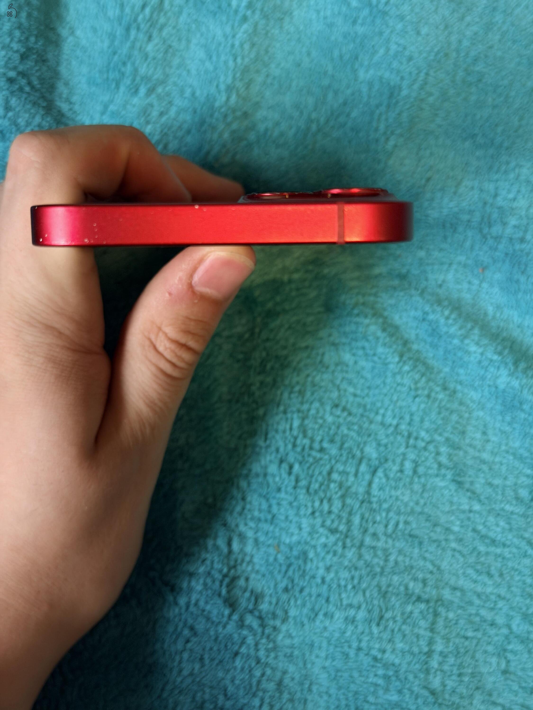 Eladó iphone 13 (product red, 128gb, 78% akku)