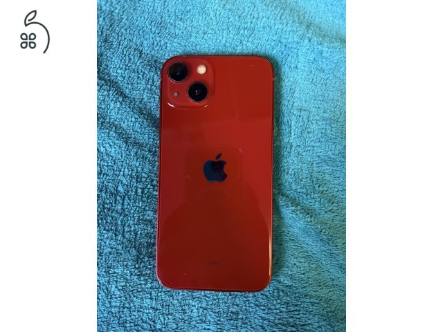 Eladó iphone 13 (product red, 128gb, 78% akku)