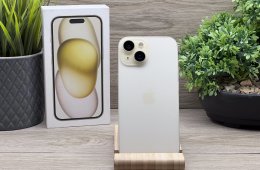 iPhone 15 Yellow 128GB 2 ÉV Garanciával 90%