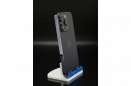 Apple iPhone 14 Pro 128 GB Deep Purple 100% akku - 12 HÓ GARANCIA