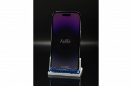 Apple iPhone 14 Pro 128 GB Deep Purple 100% akku - 12 HÓ GARANCIA