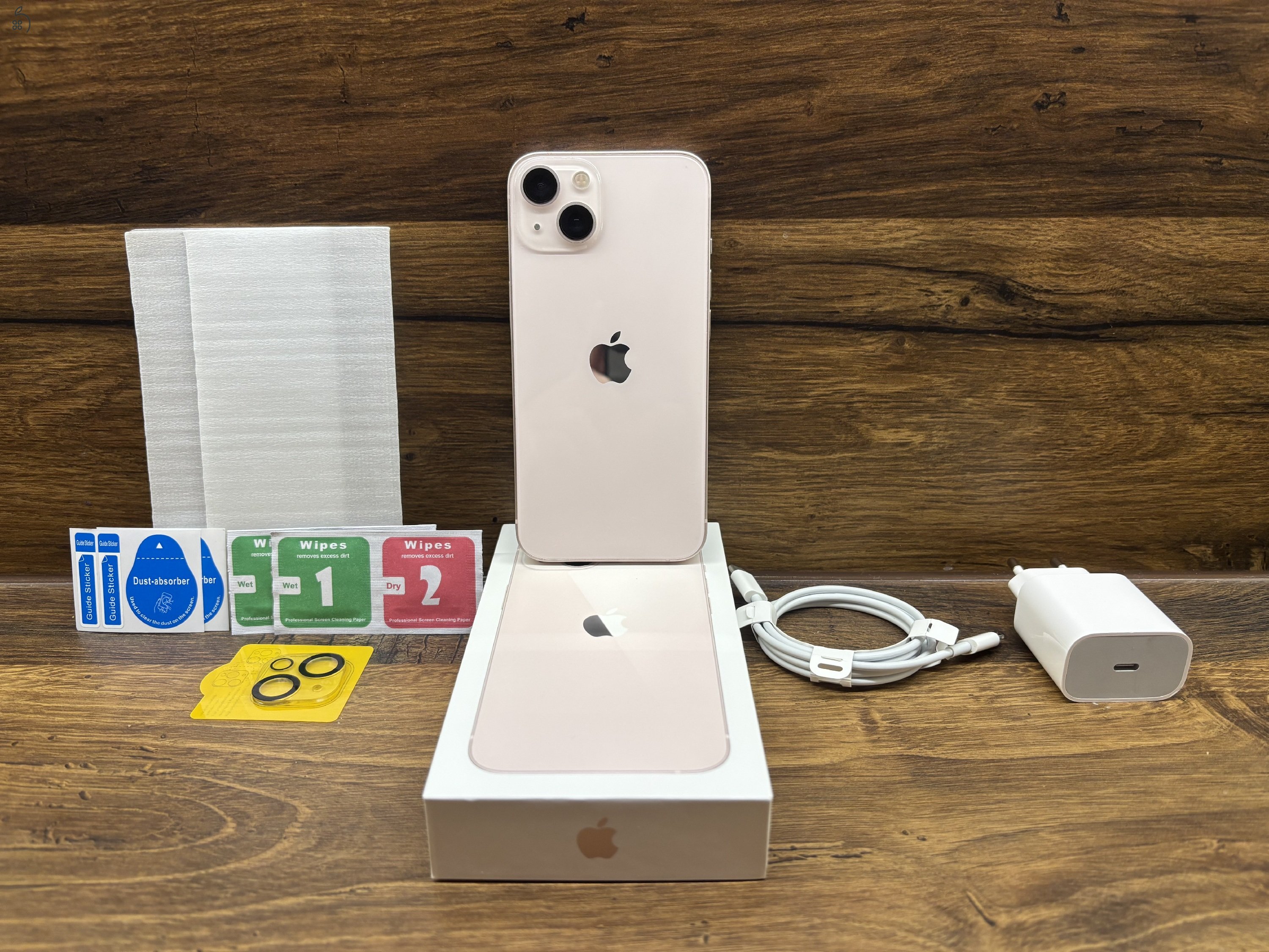 Eladó Apple iPhone 13 128 GB – Rózsaszín - Kártyafüggetlen, újszerű állapot