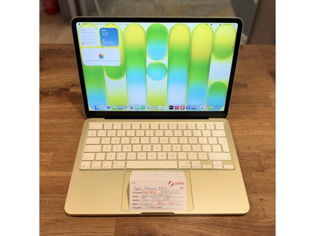 Apple MacBook Neo - A18 Pro - 256SSD - Új - Zöld 2027.10.08. gar ( 24.)