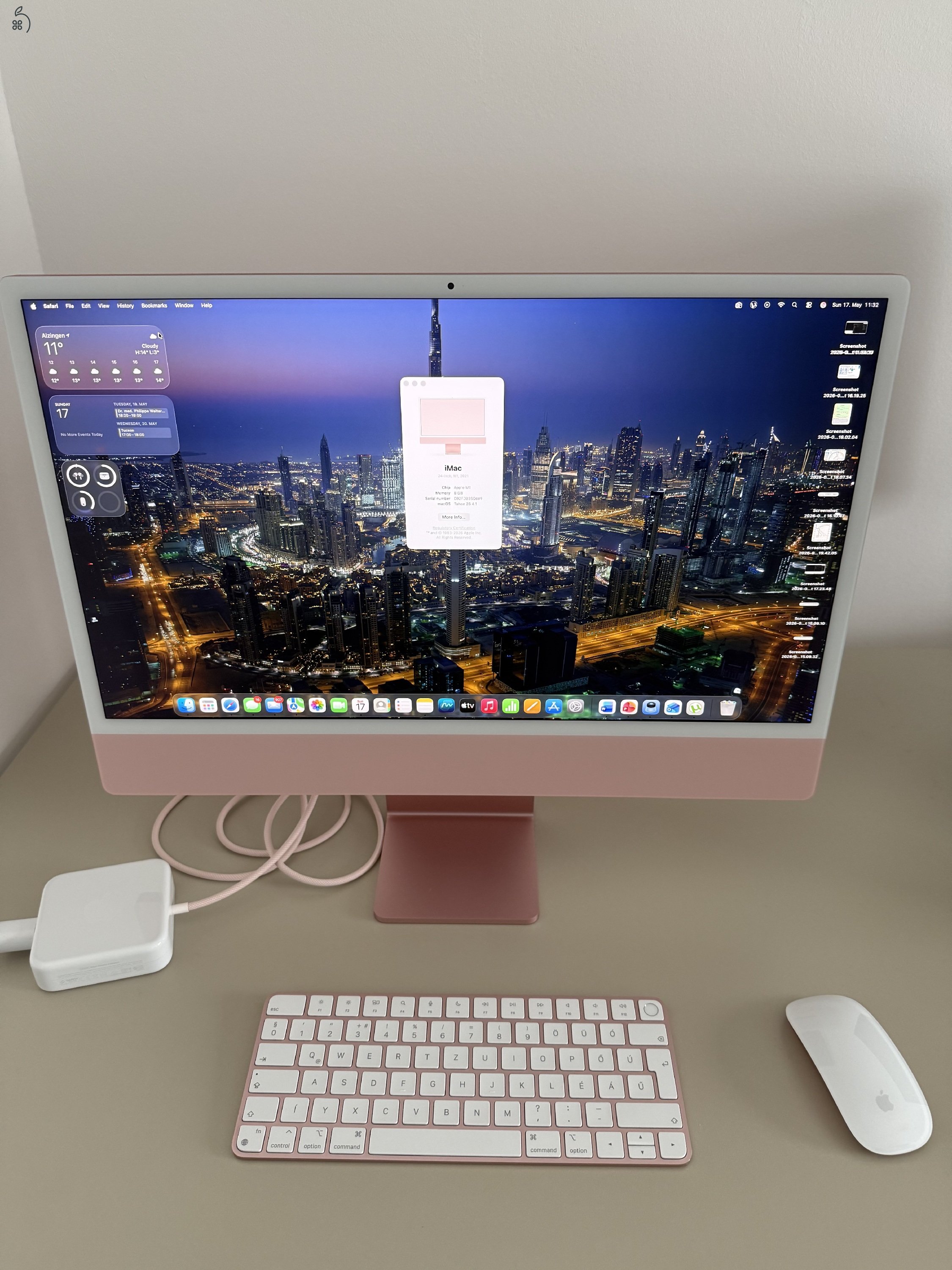iMac 24-inch, 2021 M1 - pink/piros