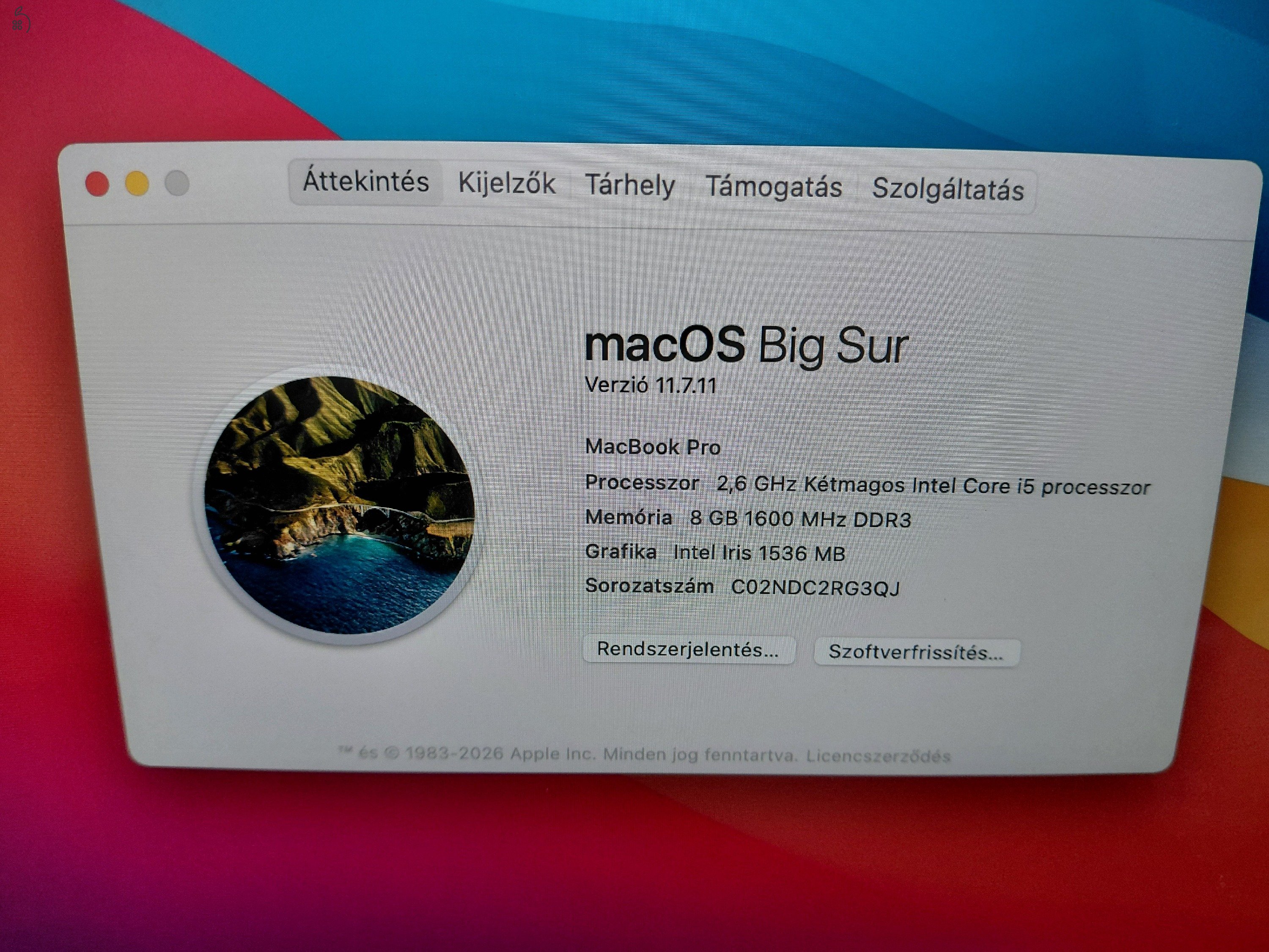 Macbook pro 2015